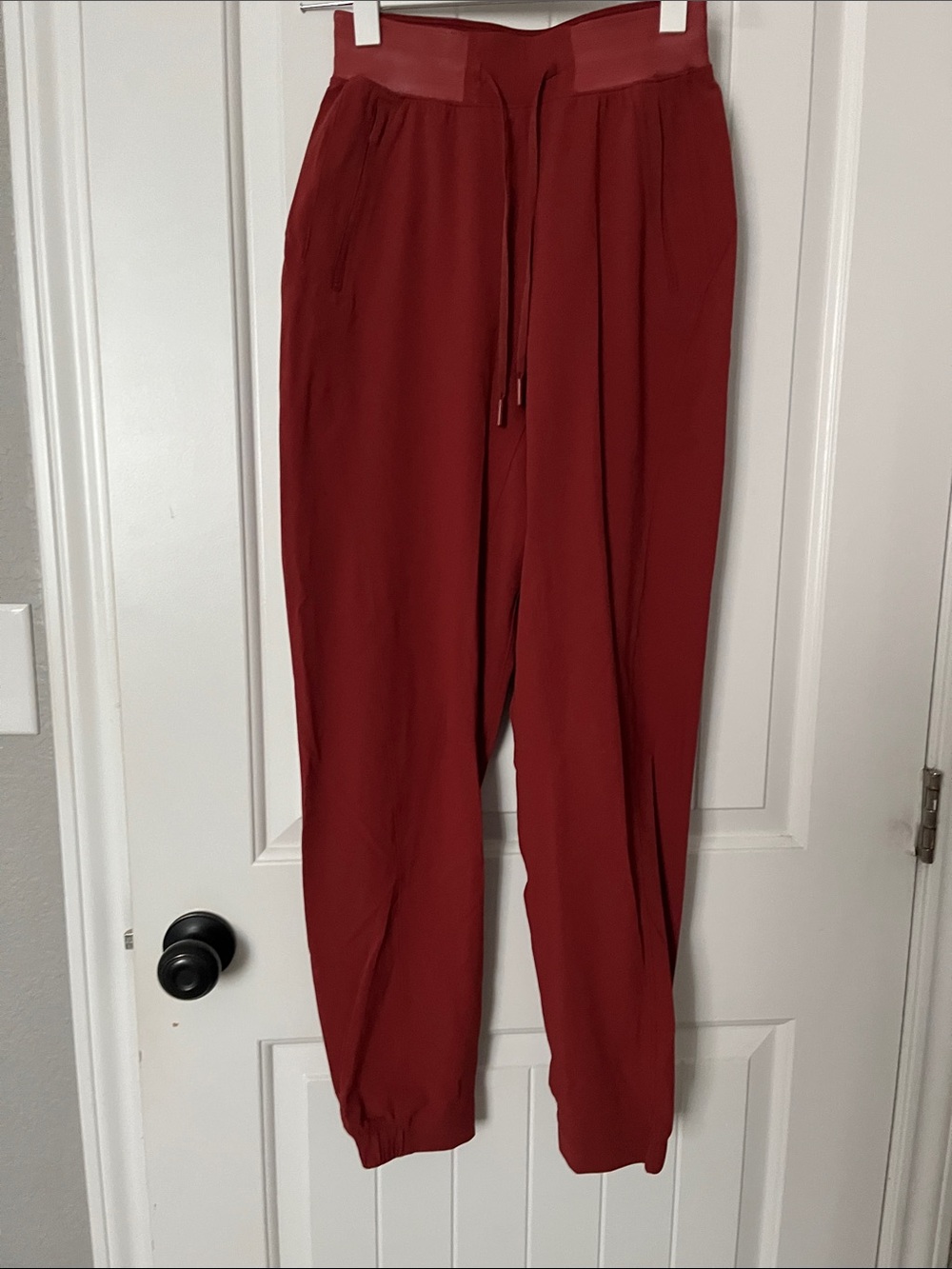 lululemon athletica Burnt Orange Pull-On Jogger Pants